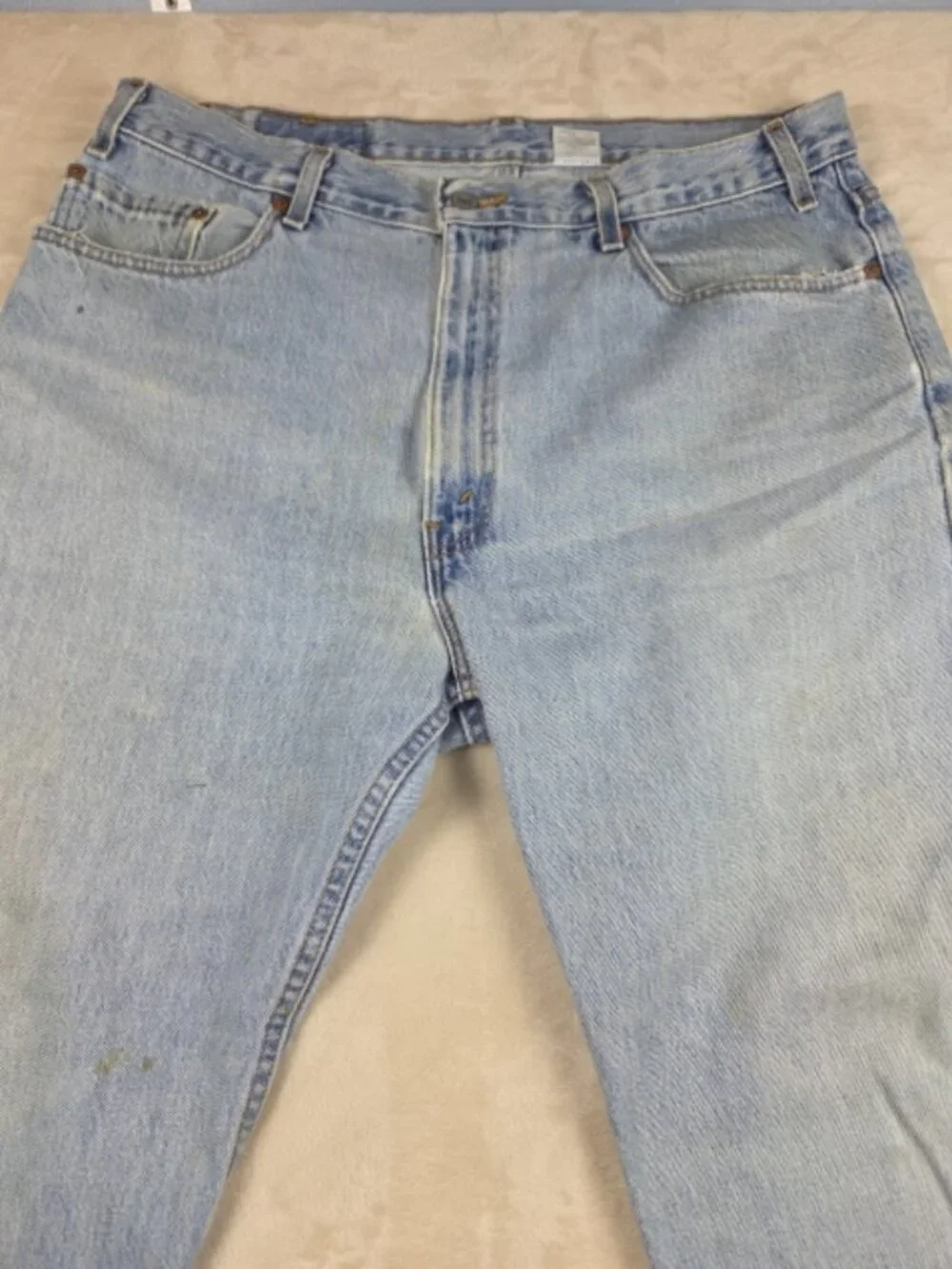 Levi’s 505 Regular Fit Straight Leg Jeans – Light Wash – Men’s W38 L30